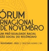 Dia da Consciência Negra será celebrado com Fórum Internacional na UFRB