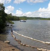 “A gente quer saber que produto é esse?” diz pescadora sobre vazamento de óleo em rio de Candeias