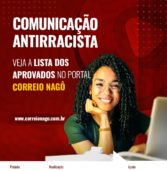 Lista de selecionados para o Curso Comunicação Antirracista